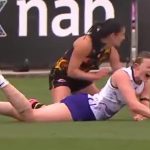 AFLW results: Fremantle star Mim Strom turns ruck coach after shoulder injury