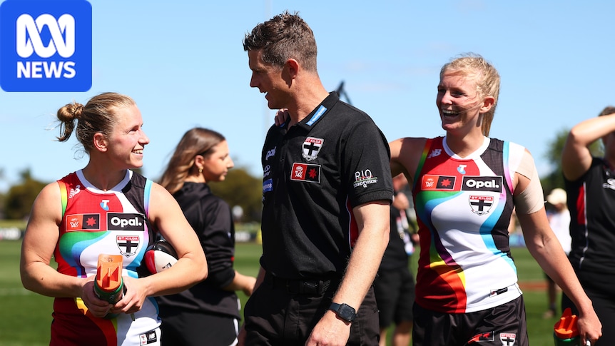 St Kilda end lengthy AFLW losing run to send departing coach Nick Dal Santo off with a win