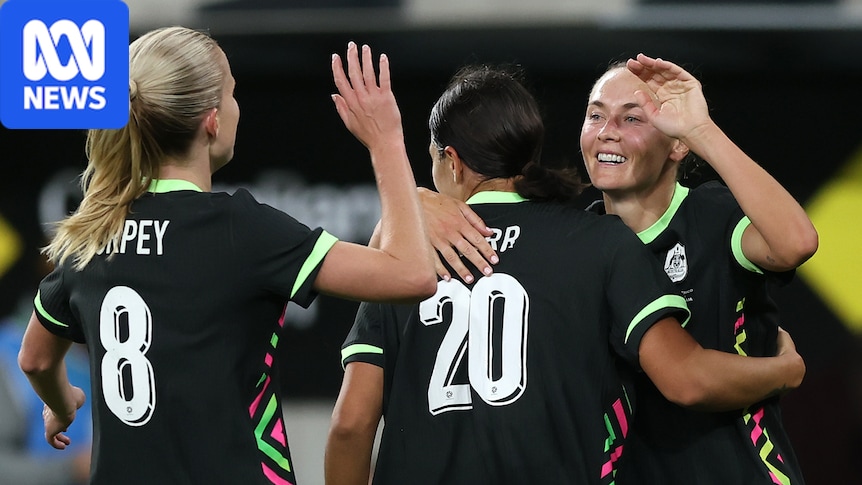 Matildas live: Australia takes on Germany in international football friendly