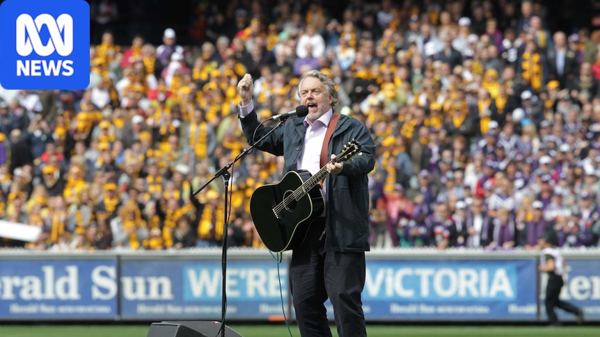 Up There Cazaly singer Mike Brady almost missed AFL grand final due to fall
