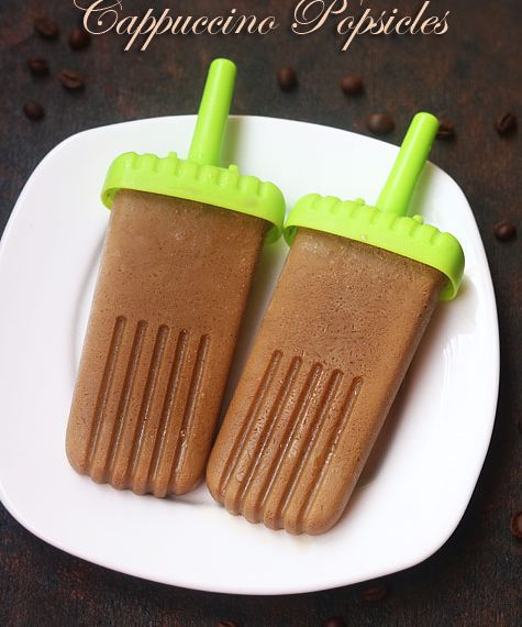 Cappuccino Popsicles Recipe – Sharmis Passions