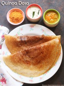 Quinoa Dosa Recipe – Sharmis Passions