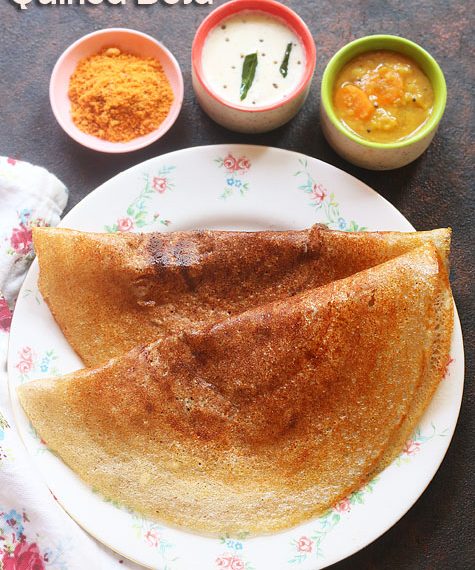 Quinoa Dosa Recipe – Sharmis Passions