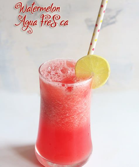 Watermelon Agua Fresca Recipe – Sharmis Passions