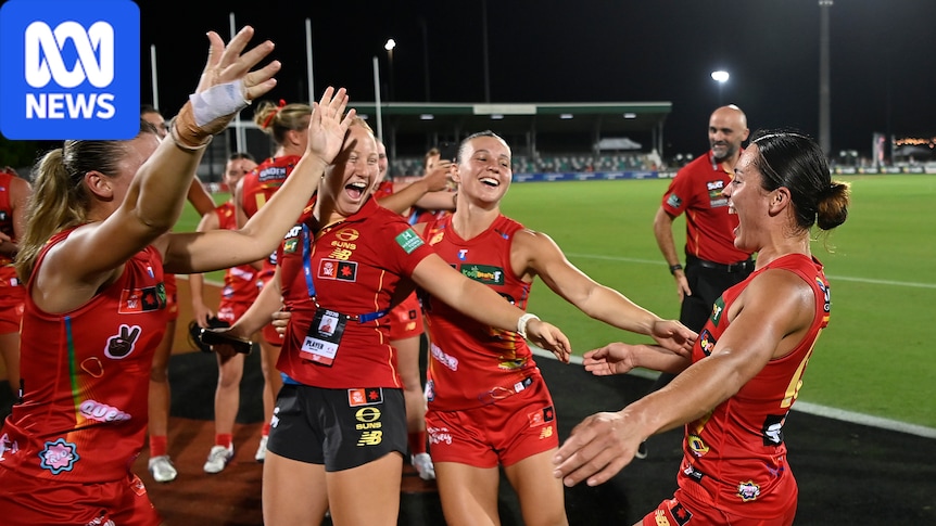 Gold Coast Suns beat Melbourne for first time to consolidate top-four spot, wins for Adelaide, Geelong