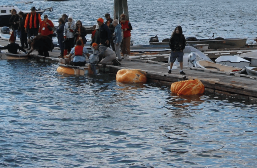 Nothing says October like pumpkin boat racing – FIT IS A FEMINIST ISSUE