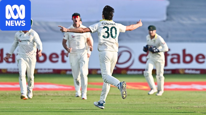 Australia is perfectly set for victory in the first Test against South Africa