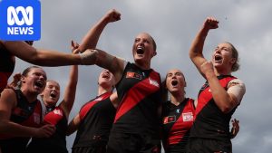 Essendon claims breakthrough AFLW victory against GWS